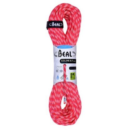 Beal Ice Line 8,1mm Golden Dry - 60m; col. Rossa